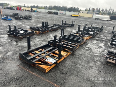 Quantity of (8) 2026 Mower King SA 40 in Skid Steer Forks (Unused)