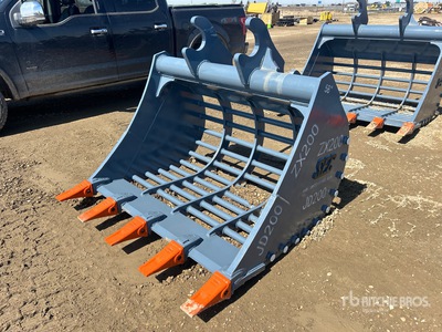 2025 SEC 58 in Q/C Skeleton Excavator Bucket - Fits ZX200