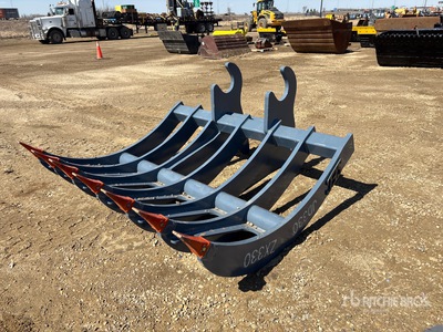 2025 SEC 72 in Q/C Excavator Rake - Fits ZX330