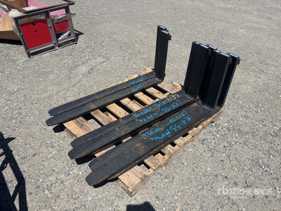 Quantity of (4) 2026 Mower King SA 48 in Skid Steer Forks (Unused)