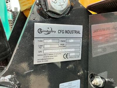 2026 CFG H12R Mini Excavadora (Unused)