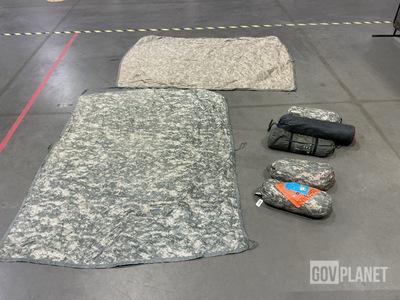 (24) Poncho Liners, (2) Improved Shelters, (4) Sleep Systems & Assorted Items