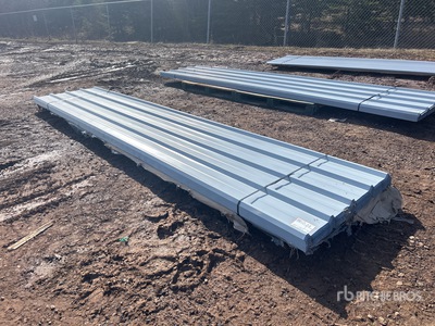Quantity of (100) 3 ft x 14 ft Metal Roofing/Siding Sheets (Unused)