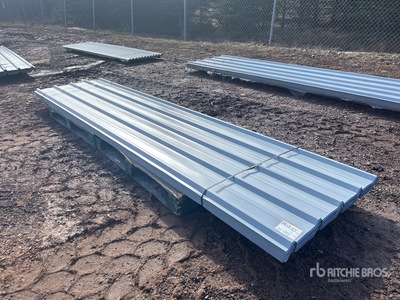 Quantity of (100) 3 ft x 12 ft Metal Roofing/Siding Sheets (Unused)