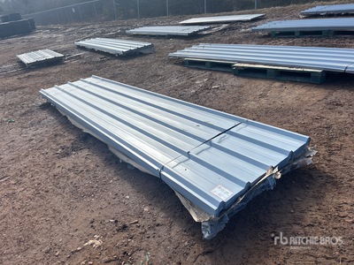 Quantity of (100) 3 ft x 12 ft Metal Roofing/Siding Sheets (Unused)