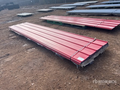 Quantity of (100) 3 ft x 14 ft Metal Roofing/Siding Sheets (Unused)
