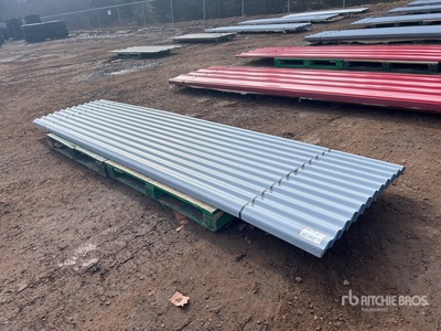 Quantity of (100) 3 ft x 12 ft Metal Roofing/Siding Sheets (Unused)