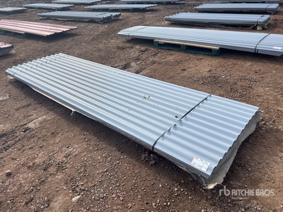 Quantity of (100) 3 ft x 10 ft Metal Roofing/Siding Sheets (Unused)
