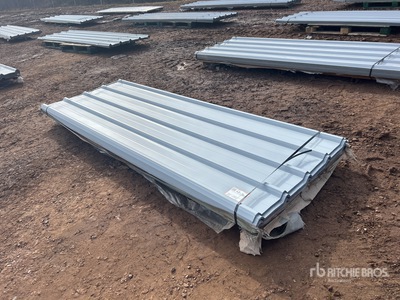 Quantity of (100) 3 ft x 8 ft Metal Roofing/Siding Sheets (Unused)