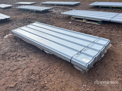 Quantity of (100) 3 ft x 8 ft Metal Roofing/Siding Sheets (Unused)