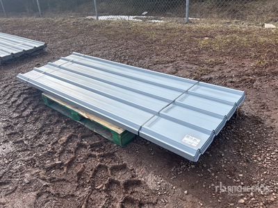 Quantity of (100) 3 ft x 8 ft Metal Roofing/Siding Sheets (Unused)