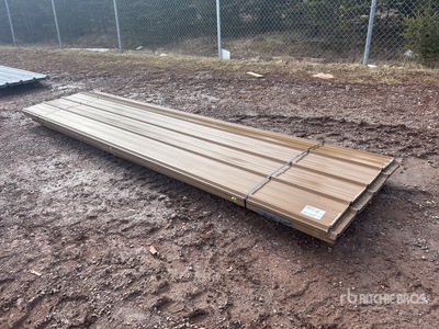 Quantity of (100) 3 ft x 12 ft Metal Roofing/Siding Sheets (Unused)