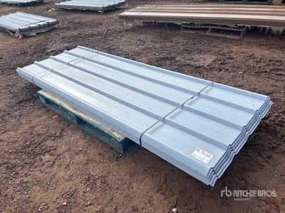 Quantity of (100) 3 ft x 8 ft Metal Roofing/Siding Sheets (Unused)