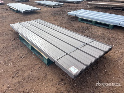 Quantity of (100) 3 ft x 8 ft Metal Roofing/Siding Sheets (Unused)