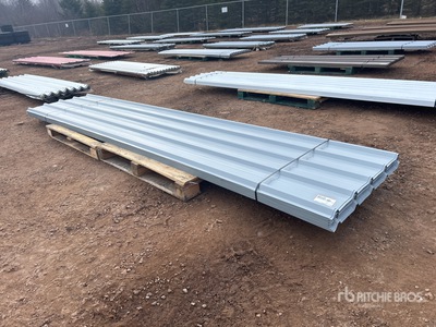 Quantity of (100) 3 ft x 12 ft Metal Roofing/Siding Sheets (Unused)