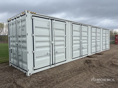 2025 40 ft High Cube Multi-Door Storage Container