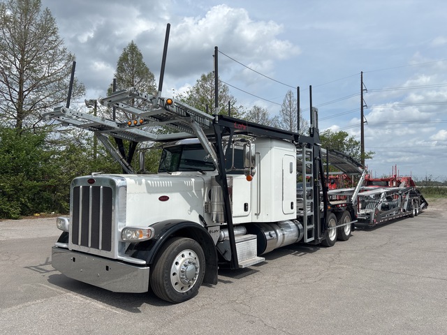 2016 Peterbilt 389 Car Carrier Truck w/2023 Lohr T/A Trailer