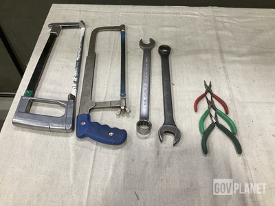 (53) Pairs of Pliers, (10) Wrenches, (37) Hand Saws & Assorted Items