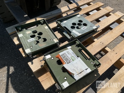 (3) Raytheon 812097 Equipment Mounting Bases