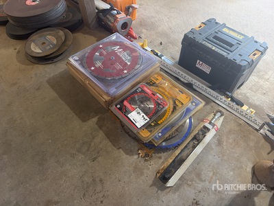 Quantity of (30) Cutting Disc & Saw Blades معدات بناء متنوعة (Unused)