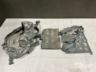 (20) Bandoleer Ammo Pouches, (46) M4 Three Mag Pouches & Assorted Items