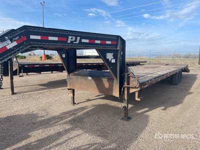 2015 PJ Trailers 30 ft T/A Remolque caja abierta