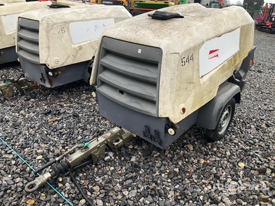 2017 Atlas Copco XAS48G Mobile Air Compressor (Inoperable)