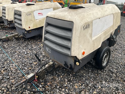 2017 Atlas Copco XAS48G Mobile Air Compressor (Inoperable)