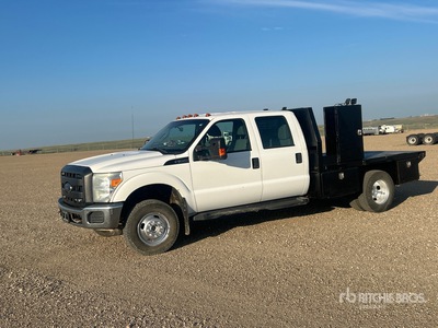 2015 Ford F-350 XL 4x4 Crew Cab Camión Caja Abierta