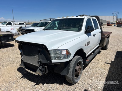 2015 Ram 5500 4x4 Crew Cab Flatbed Truck (Inoperable)