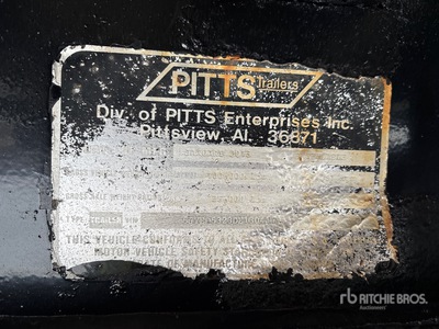 2013 Pitts 50 ton Tri/A 53 ft - 70 ft Extendable Step Deck Trailer