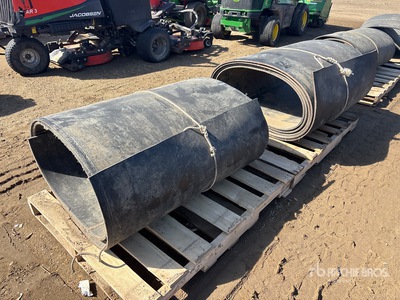 Quantity of (2) Rolls of 41 in wide and 1/2 in thick Cinta Transportadora
