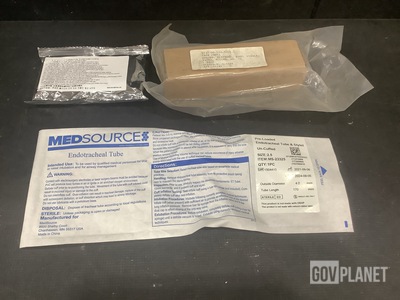 (1) Single Ended Root Elevator, (10) Endotracheal Tubes & Assorted Items