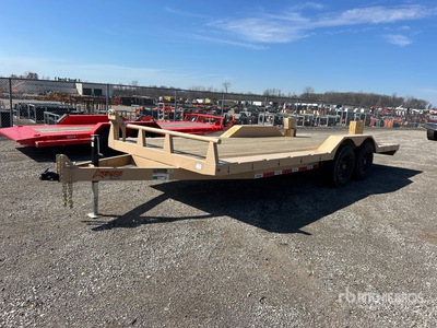 2026 Peters Manufacturing T/A 1 Car Open Car Carrier Trailer (Unused)