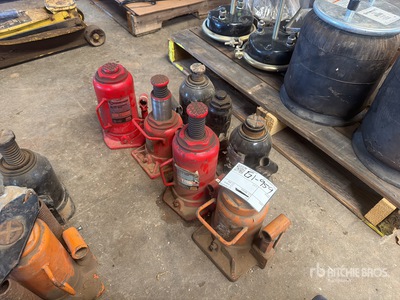 Quantity of (7) Bottle Jacks Varios, herramientas manuales