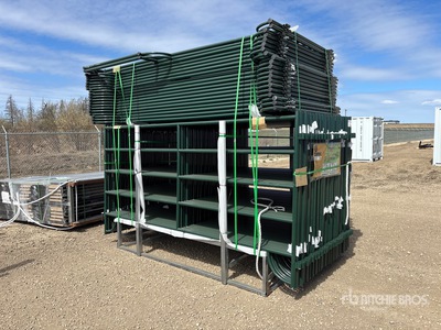 Quantity of (56) 2026 Suihe NP10-54-2 9 ft 4 in x 5 ft Powder Coated Panel para ganado (Unused)