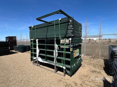 Quantity of (56) 2026 Suihe NP10-54-2 10 ft Powder Coated Vee Paneel (Unused)