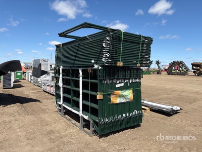 Quantity of (56) 2026 Suihe NP10-54-2 10 ft Powder Coated Livestock Panel (Unused)