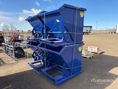 Quantity of (4) 2026 Suihe N-1CY-4 1 cyd Self-Dumping Hopper (Unused)