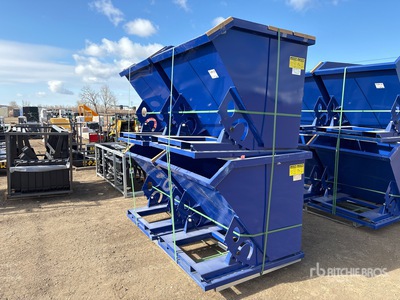 Quantity of (4) 2026 Suihe N-1CY-4 1 cyd Self-Dumping Hopper (Unused)