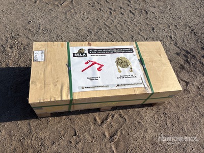 Quantity of 2026 SELA LB9200 (5) Ratchet Binders and (10) Transport Chains (Unused)