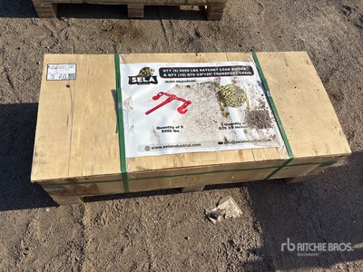 Quantity of 2026 SELA LB9200 (5) Ratchet Binders and (10) Transport Chains (Unused)