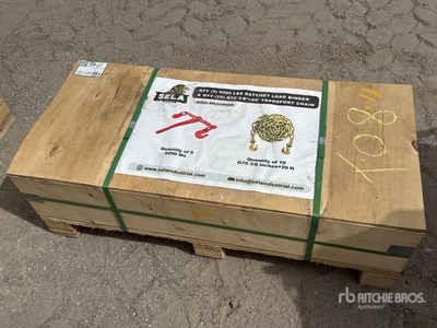 2026 SELA LB9200 (5) Ratchet Binders and (10) Transport Chains (Unused)