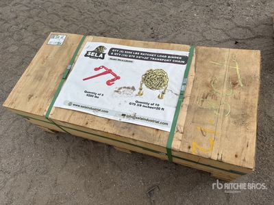 2026 SELA LB9200 (5) Ratchet Binders & (10) Transport Chains (Unused)