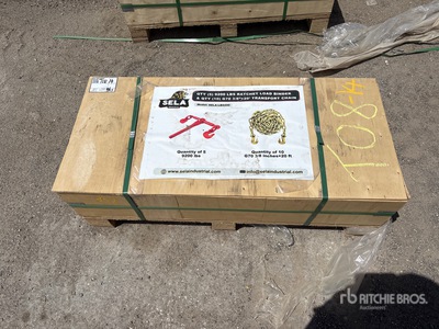 2026 SELA LB9200 (5) Ratchet Binders and (10) Transport Chains (Unused)
