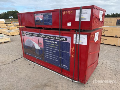 Quantity of (2) Boxes of 2026 SELA C4040DT 40 ft x 40 ft Container Shelter (Unused) - Fits Sela C404DT