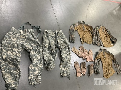 (7) Pairs of Cold Weather Trousers, (19) Combat Ensemble Shirts & Assorted Items