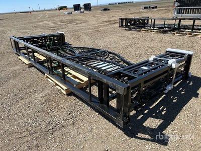 2026 Suihe NFG-20FGP-D03 20 ft x 6 ft 5 in Wrought Iron Bi-Parting Driveway Gate (Unused)