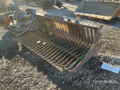 80 in Rock Skid Steer Bucket