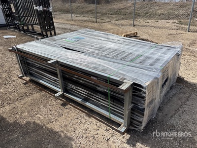 Quantity of (6) 2026 Suihe NG-20H-6 20 ft x 7 ft Wrought Iron Bi-Parting Puerta de entrada (Unused)